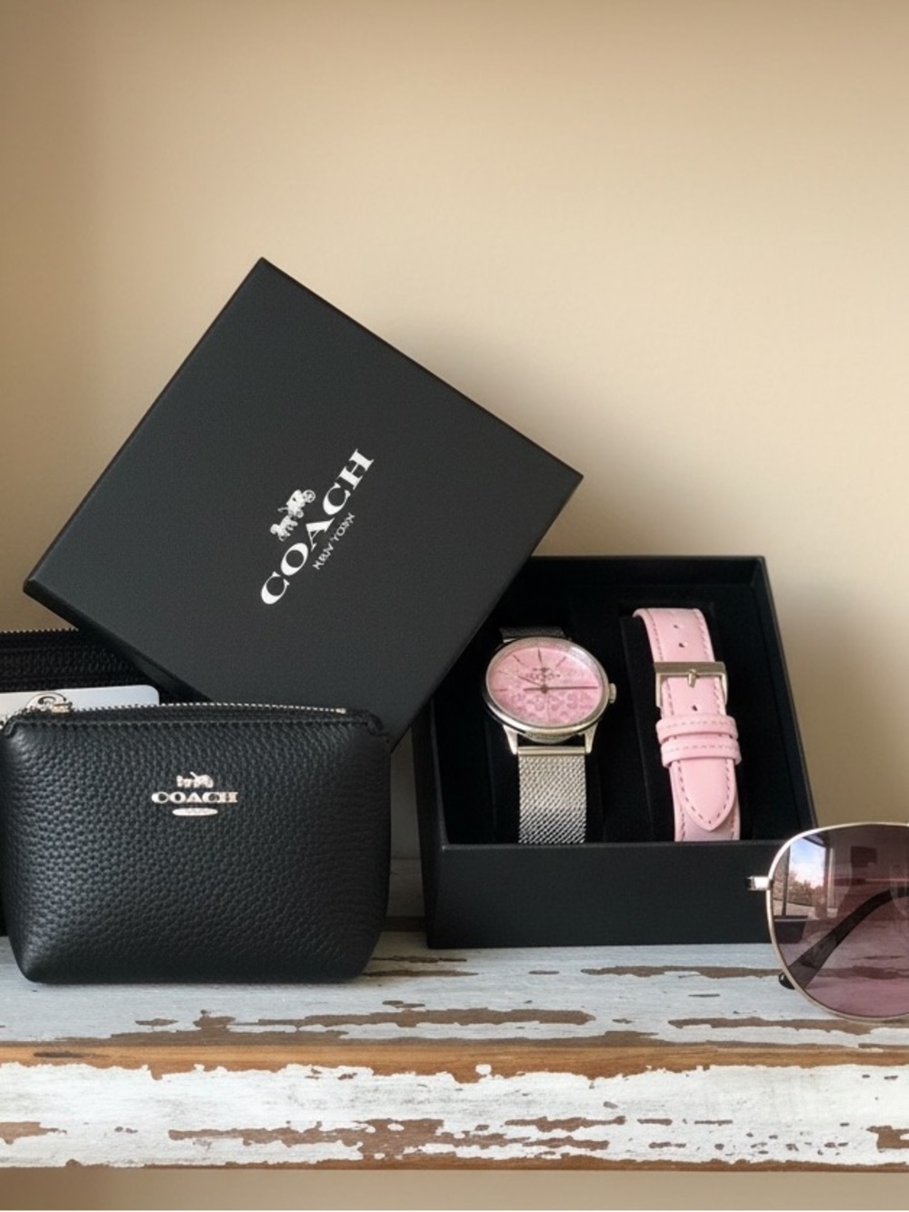 COACH® Boxed Women’s Ruby Watch Gift Set, 32 mm
NWT in Box